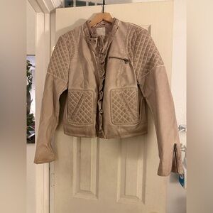 Elevenses Tan Quilted Jacket
